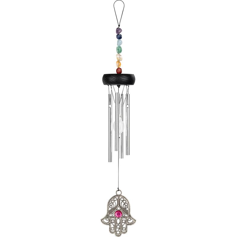 Foto van Meinl hcc12mini sonic energy mini chakra hamsa wind chimes