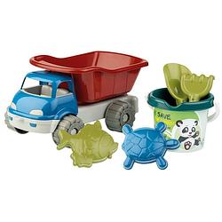 Foto van Androni emmerset met kiepwagen gerecycled plastic, 6dlg.