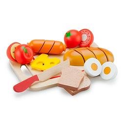 Foto van New classic toys - snijset - ontbijt met snijplank