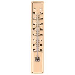 Foto van Thermometer buiten - beukenhout - 20 cm - buitenthermometers