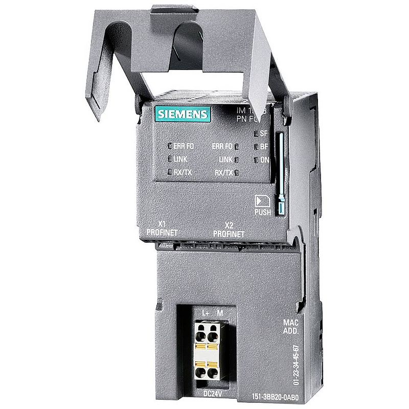 Foto van Siemens 6es7151-3bb23-0ab0 plc-interface 28.8 v/dc