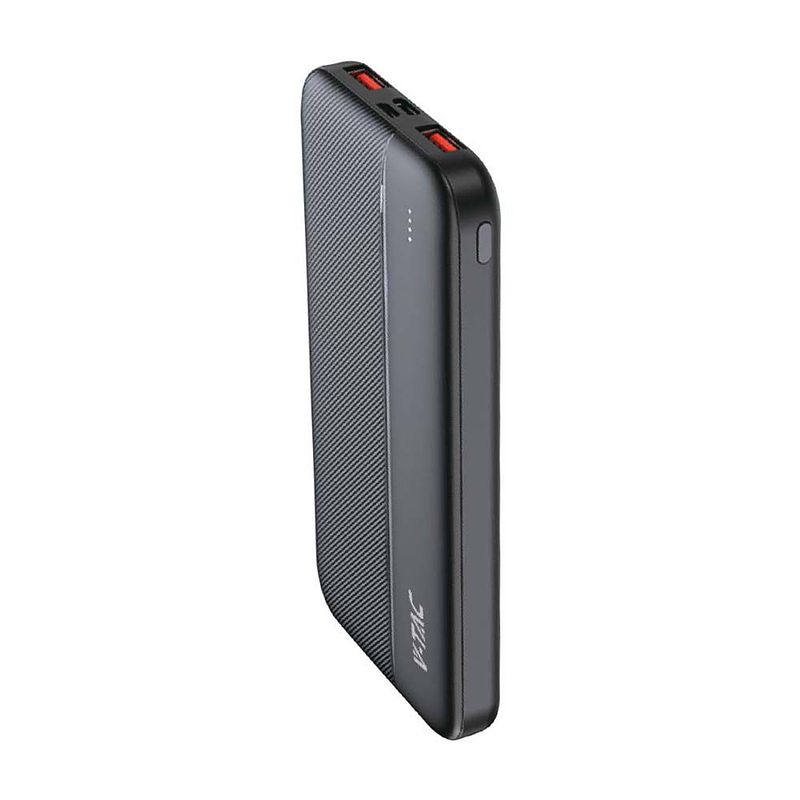 Foto van V-tac vt-10000 powerbank - snellader - 10.000 mah - zwart - geschikt