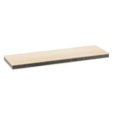 Foto van Wandplank duraline xl - grijs - 80x23,5 cm - leen bakker