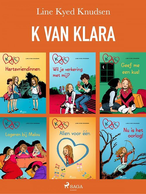 Foto van K van klara 1-6 - line kyed knudsen - ebook