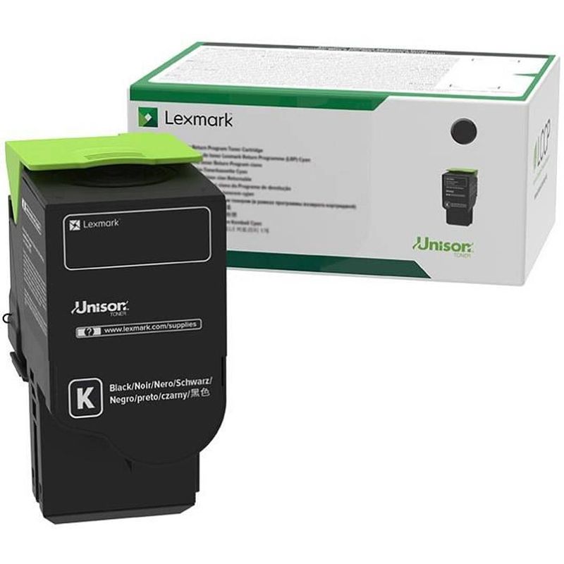 Foto van Lexmark lexmark tonercartridge - zwart - laser - groot rendement - 6000 pag