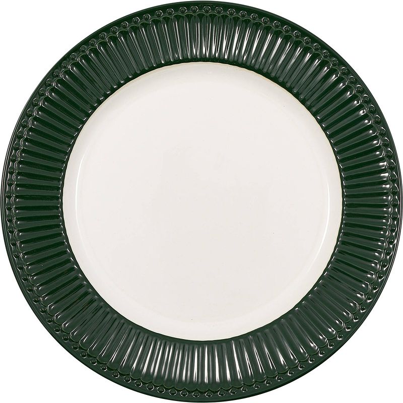 Foto van Greengate dinerbord alice pinewood green (ø 26.5 cm)