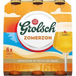 Foto van Grolsch zomerzon flessen 6 x 300ml aanbieding bij jumbo | 2e halve prijs