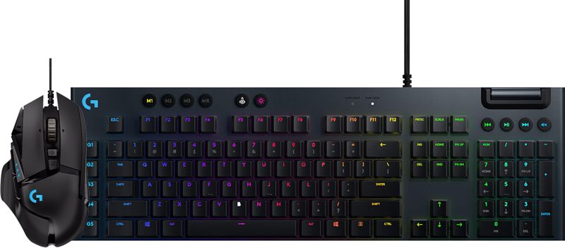 Foto van Logitech g815 lightsync qwerty + logitech g502 hero