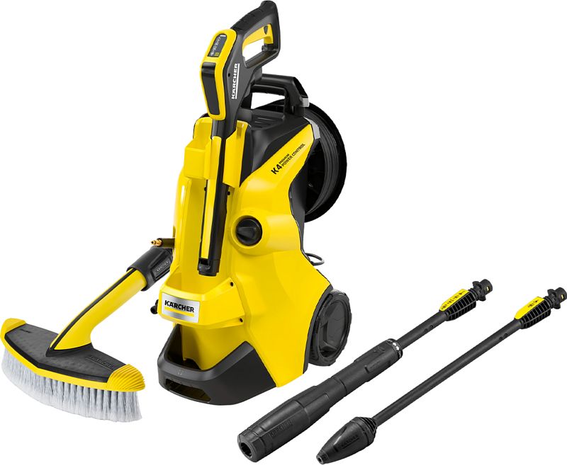 Foto van Karcher k4 premium power control + karcher wb 60 wasborstel