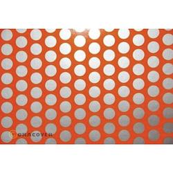 Foto van Oracover 41-064-091-010 strijkfolie fun 1 (l x b) 10 m x 60 cm rood, oranje, zilver