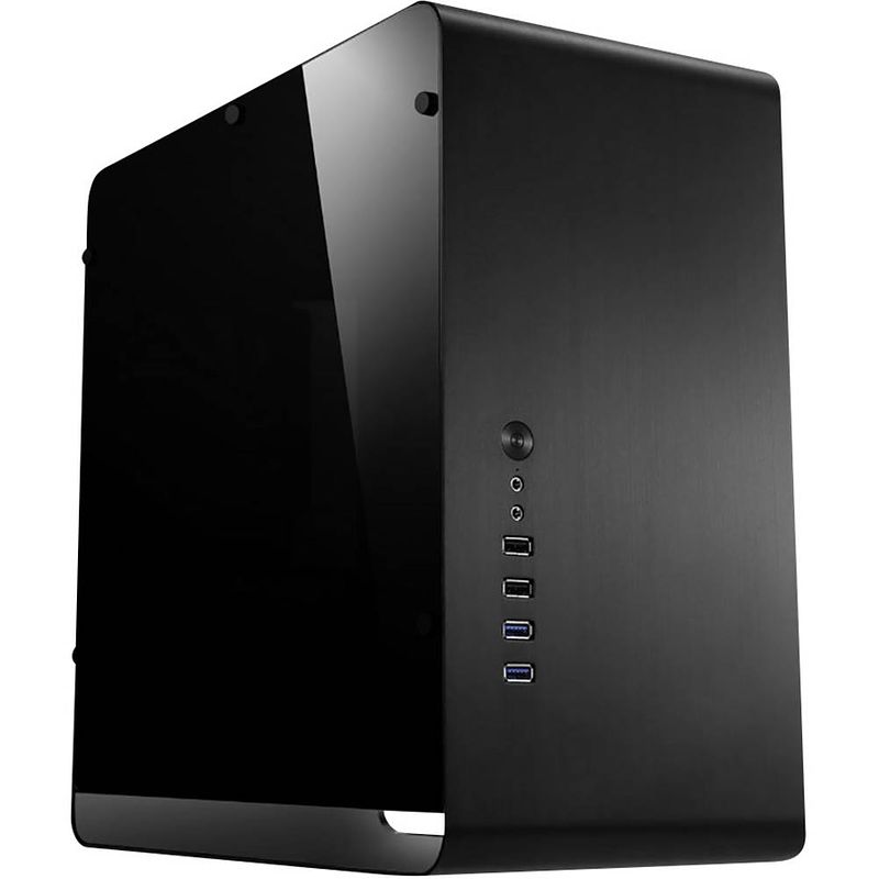 Foto van Jonsbo umx3 black micro-tower gaming-behuizing, behuizing zwart