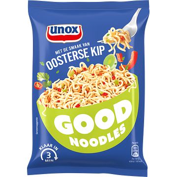 Foto van Unox good noodles oosterse kip 70g bij jumbo