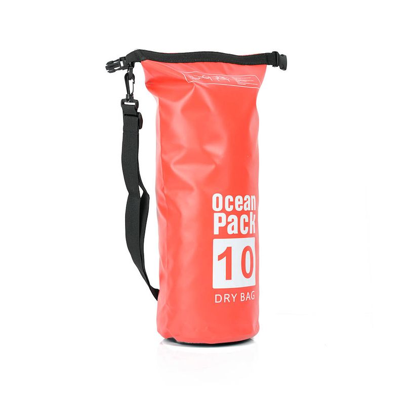 Foto van Waterdichte tas ocean pack 10l - waterproof dry bag sack - schoudertas