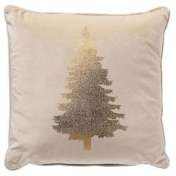 Foto van Tree - sierkussen 45x45 wit - kerst decoratie - velvet