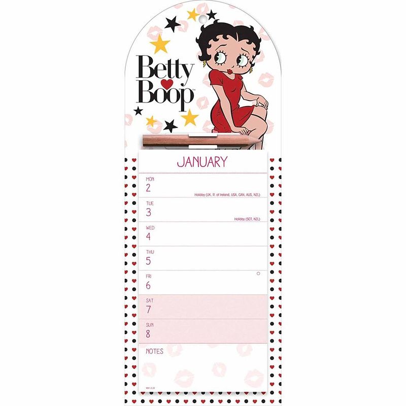 Foto van Betty boop weeknotitiekalender 2023