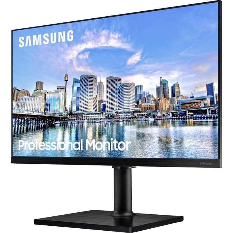 Foto van Samsung f27t452fqr led-monitor 68.6 cm (27 inch) energielabel d (a - g) 1920 x 1080 pixel full hd 5 ms hdmi, displayport, usb 2.0, hoofdtelefoon (3.5 mm