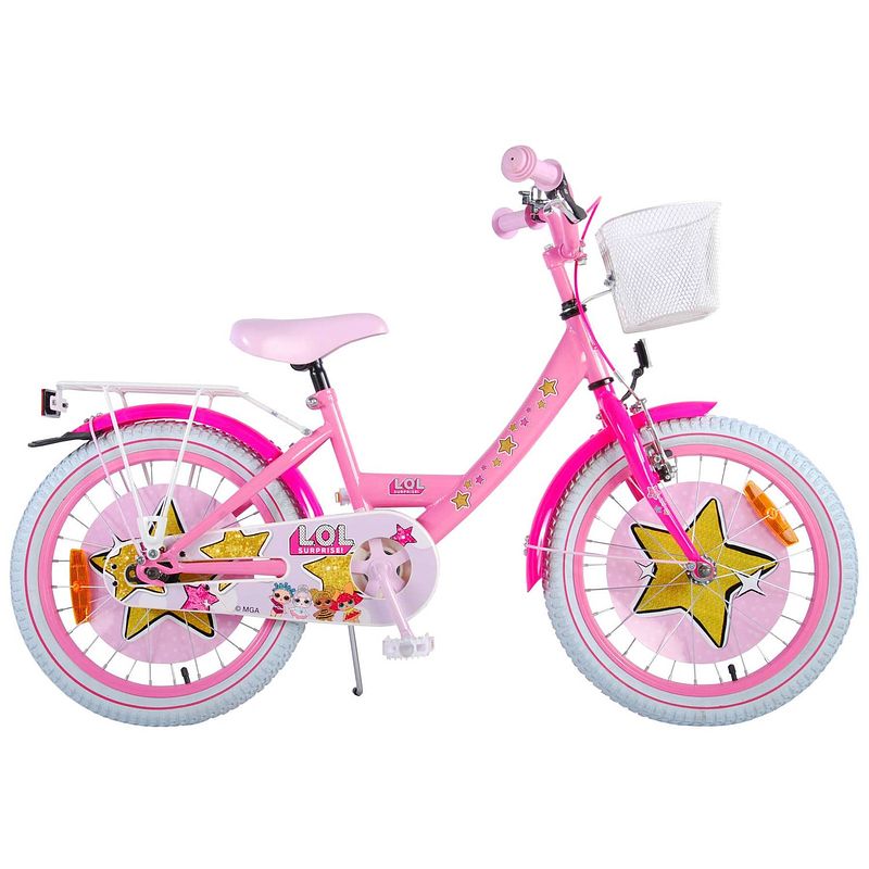 Foto van Volare lol surprise 18 inch 28 cm meisjes terugtraprem roze