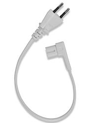 Foto van Flexson play:1 power kabel 35 cm luidspreker kabel wit