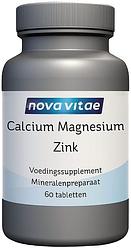Foto van Nova vitae calcium magnesium zink tabletten 60st