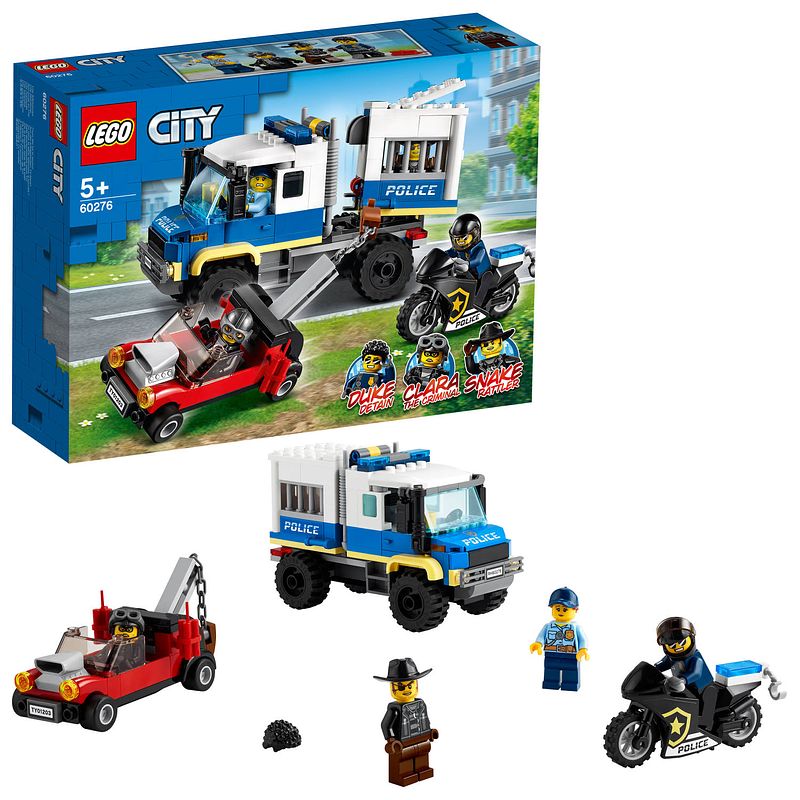 Foto van Lego city politie gevangenentransport 60276