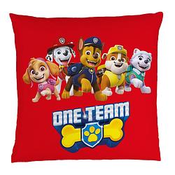 Foto van Paw patrol kussen one team - 40 x 40 cm - polyester