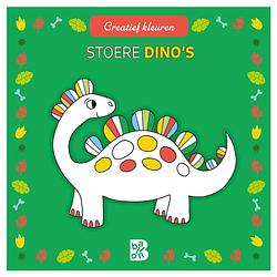 Foto van Standaard uitgeverij creatief kleuren stoere dino'ss