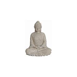 Foto van Boeddha beeld marmer look 23 cm - beeldjes
