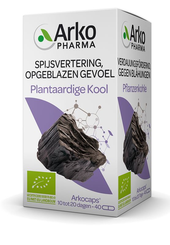 Foto van Arkocaps plantaardige kool capsules