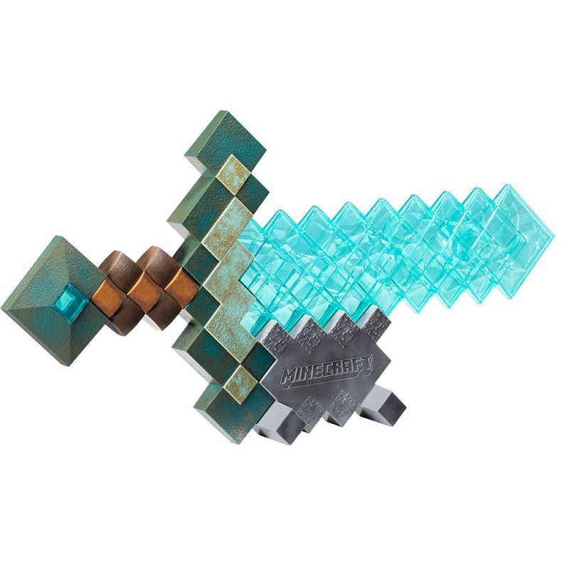 Foto van Minecraft diamanten zwaard - 50 cm