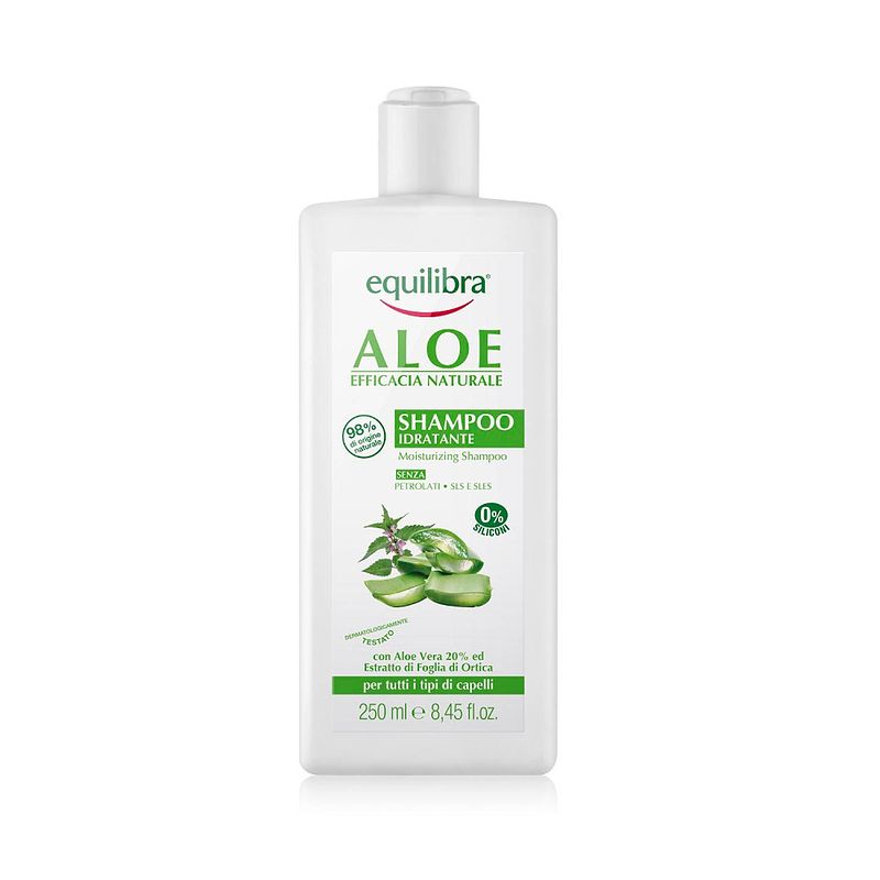 Foto van Aloë vochtinbrengende shampoo vochtinbrengende aloë shampoo 250ml