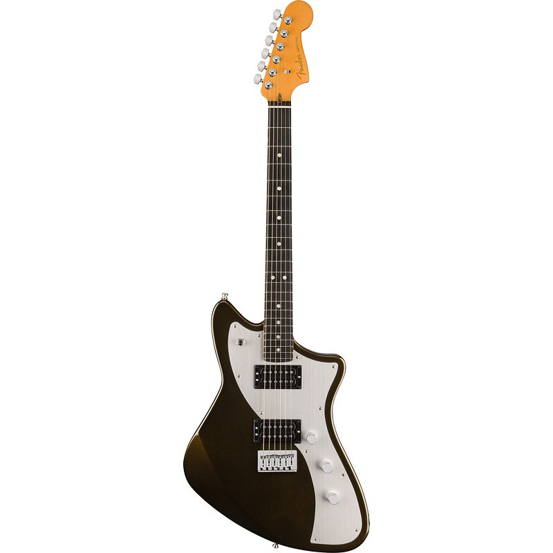 Foto van Fender american ultra ii meteora eb texas tea elektrische gitaar met koffer