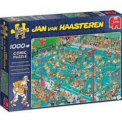 Foto van Jan van haasteren puzzel hockey kampioenschappen - 1000 stukjes