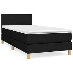 Foto van The living store boxspringbed - ontspanning - bed - 203x80x78/88 cm - duurzaam materiaal