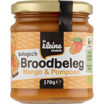 Foto van De kleine keuken biologisch broodbeleg mango & pompoen 6+ maanden 170g bij jumbo