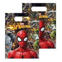 Foto van 30x marvel spiderman uitdeelzakjes/snoepzakjes 16 x 23 cm kinderverjaardag - uitdeelzakjes