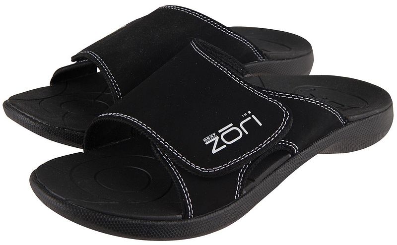 Foto van Zori slippers zwart maat-12