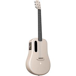 Foto van Lava music me 3 38” soft gold smartguitar met multi-touch screen inclusief space bag