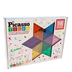 Foto van Picasso tiles geometrische stijlen magneetset 16-delig