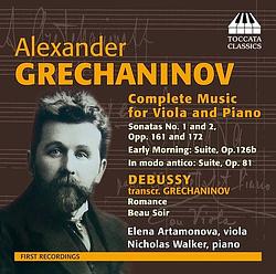 Foto van Alexander grechaninov: complete music for viola and piano - cd (5060113442345)