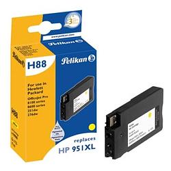 Foto van Pelikan inktcartridge geel, 1500 pagina'ss voor hp 951xl - oem: cn048ae