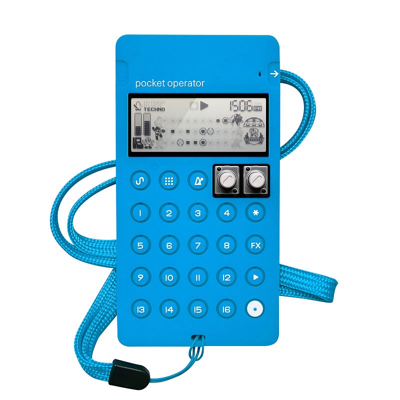 Foto van Teenage engineering ca-x blue hoes voor pocket operators