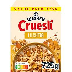 Foto van Quaker cruesli luchtig naturel 725gr bij jumbo