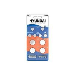 Foto van Hyundai - combopack knoopcel batterijen - 12 stuks