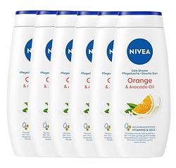 Foto van Nivea orange & avocado oil care shower multiverpakkingen