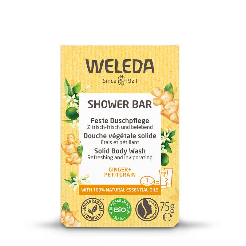 Foto van Weleda shower bar ginger + petitgrain