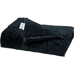 Foto van Calmzy superior soft - duvet cover - verzwaringsdeken hoes - 150 x 200 cm - superzacht - comfortabel - zwart