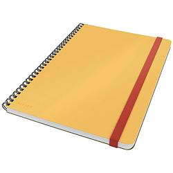 Foto van Leitz cosy notitieboek met spiraalbinding, voor ft b5, gelijnd, geel