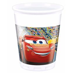 Foto van 24x stuks disney cars feest bekers 200 ml - feestbekertjes