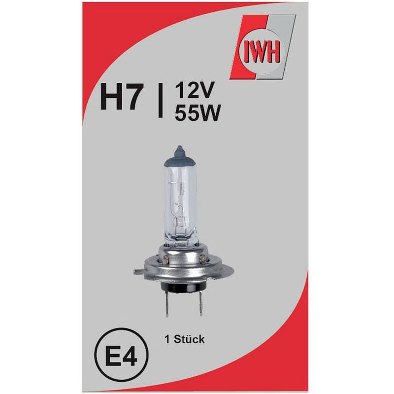 Foto van Iwh 011842 halogeenlamp h7 55 w 12 v