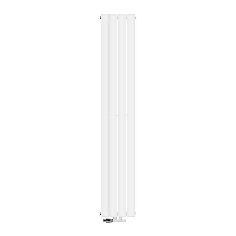 Foto van Paneelradiator enkellaags 1800x300 mm wit incl. wandaansluitset ml-design